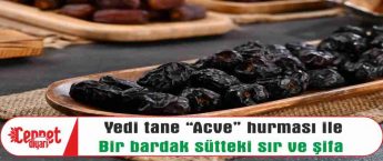 !!.Yedi tane “Acve” hurması ile bir bardak sütteki sır ve şifa.!!